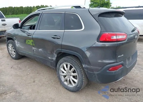 2016 Jeep Cherokee Limited from USA, damaged, VIN 1C4PJMDB3GW270782